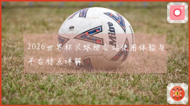 2026世界杯买球综合站使用体验与平台特点详解